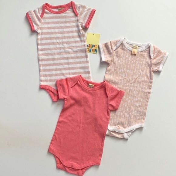 Nordstrom Baby Cotton Printed Dress Set 2 Dresses Infant Baby Size 3 Months NEW